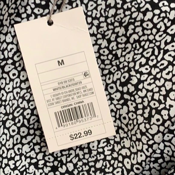 Midi Black and White leopard print dress - Picture 5 of 5